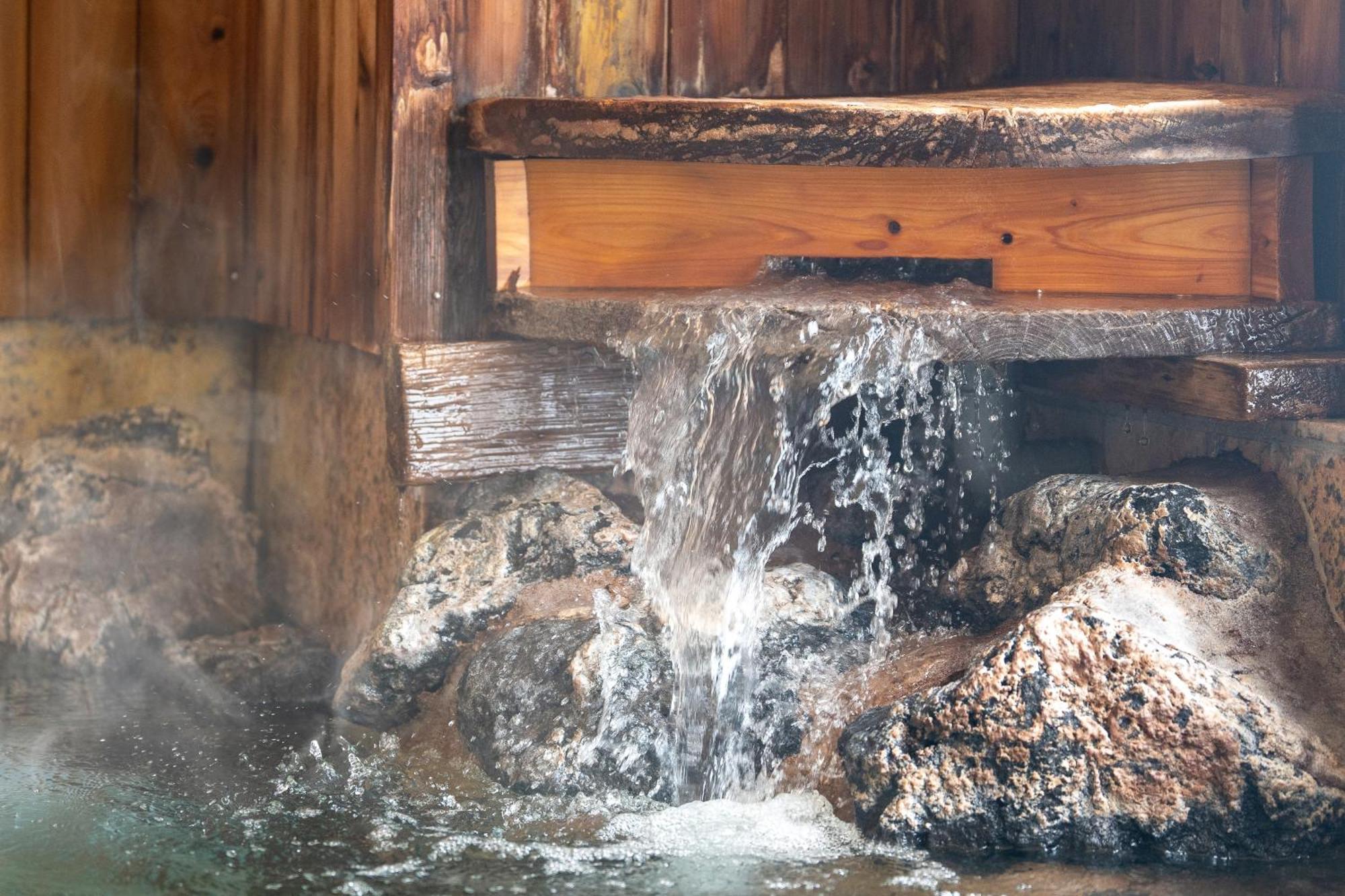 Kamenoi Hotel Kusatsu Yubatake Kültér fotó